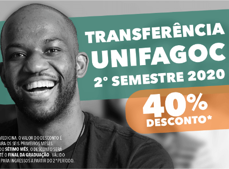 UNIFAGOC oferece 40% de desconto para alunos de transferência