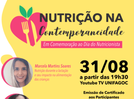 UNIFAGOC comemora Dia do Nutricionista com evento sobre Nutrição na Contemporaneidade