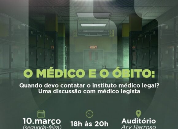 Medicina UNIFAGOC promove palestra sobre atuação do Médico Legista