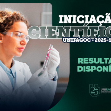 Disponível o resultado da seleção das bolsas de Iniciação Científica do UNIFAGOC 2025-1