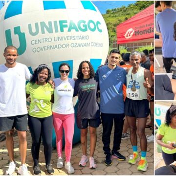 Alunos da Fisioterapia UNIFAGOC oferecem atendimentos na Corrida do Rotary Clube