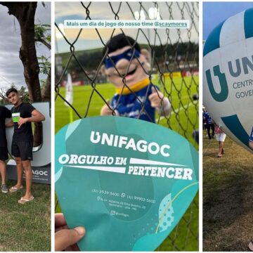 UNIFAGOC marca presença nos jogos do Aymorés em Ubá pelo Campeonato Mineiro
