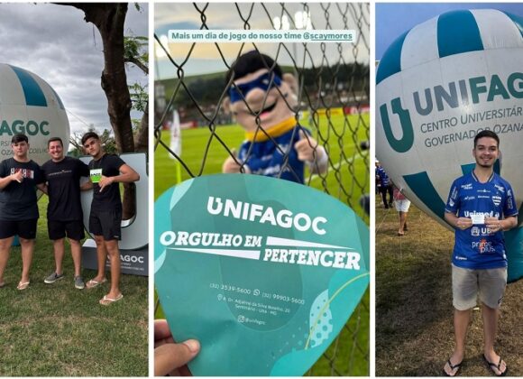 UNIFAGOC marca presença nos jogos do Aymorés em Ubá pelo Campeonato Mineiro