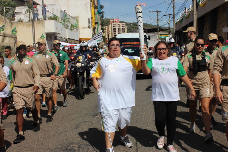 revezamento tocha olímpica leopoldina 