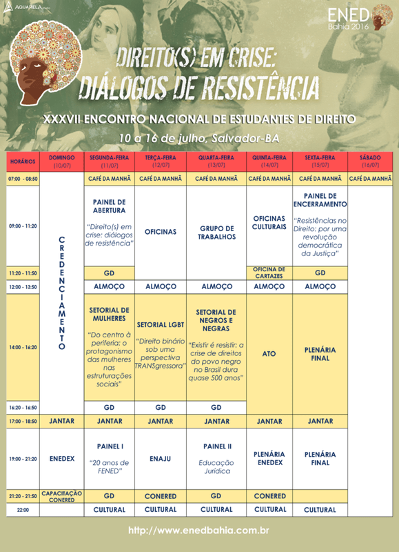 encontro de estudantes de direito 2016