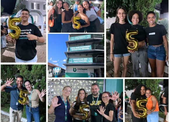 UNIFAGOC comemora nota máxima do MEC com música ao vivo e fogos de artifício