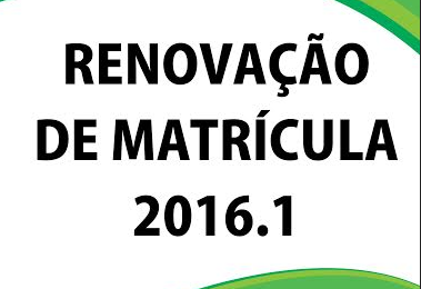 já renovou sua matrícula?