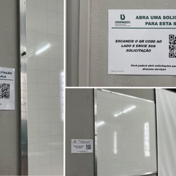 UNIFAGOC implementa QR codes para facilitar o atendimento de demandas no campus