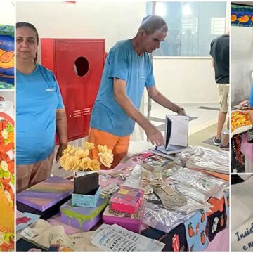 Artesanato e solidariedade: feira da Associação Andorinhas movimenta o UNIFAGOC