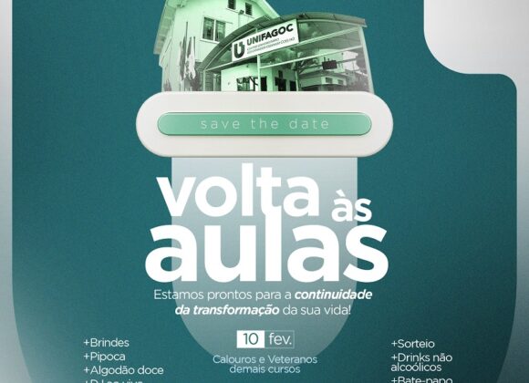 Volta às aulas UNIFAGOC: Confira a programação especial para o início do semestre letivo