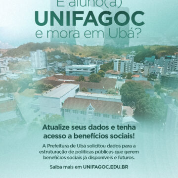 Mora em Ubá? Atualize seus dados no UNIFAGOC e tenha acesso a benefícios sociais
