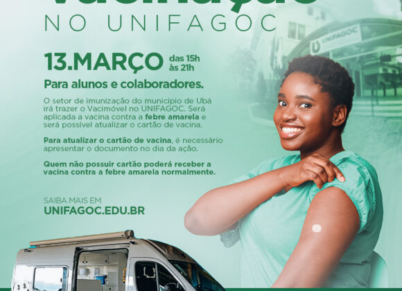 UNIFAGOC recebe Vacimóvel para ação de vacinação no dia 13 de março