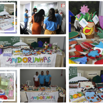 Feira de artesanato da Instituição Andorinhas encanta o UNIFAGOC e fortalece a inclusão social