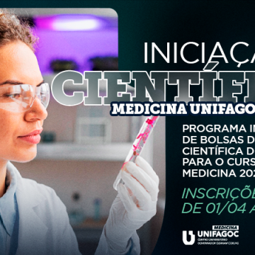 UNIFAGOC divulga edital para seleção de bolsas do Programa de Iniciação Científica de Medicina 2025-2