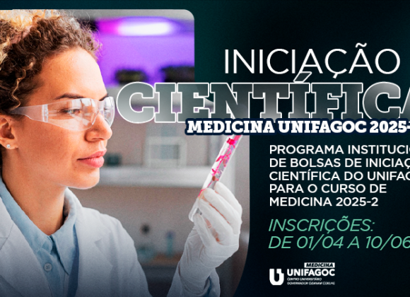UNIFAGOC divulga edital para seleção de bolsas do Programa de Iniciação Científica de Medicina 2025-2