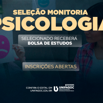 Psicologia UNIFAGOC divulga edital do Programa de Monitoria 2025-1