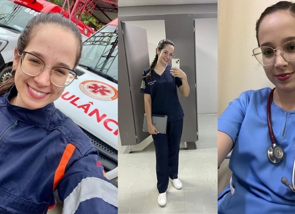 Egressa da Medicina UNIFAGOC foi aprovada em concurso público e hoje atua no SAMU