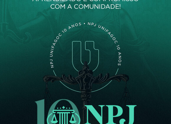 Núcleo de Práticas Jurídicas (NPJ) do UNIFAGOC completa 10 anos com mais de 1.500 atendimentos prestados