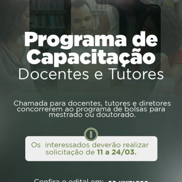 UNIFAGOC divulga edital do Programa de Capacitação Docente para 2025