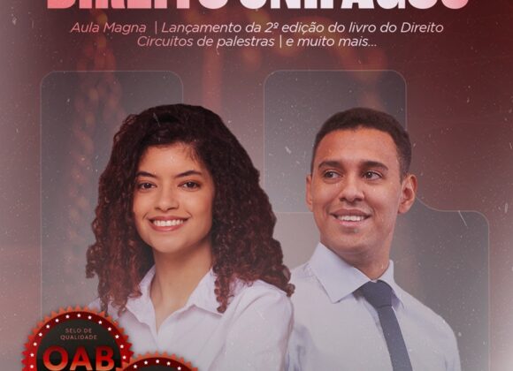 XIII Semana Acadêmica do Direito UNIFAGOC acontece nos dias 25, 26 e 27 de março