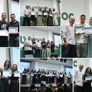 UNIFAGOC realiza cerimônia de premiação de Aluno Destaque referente a 2024-1 e 2024-2
