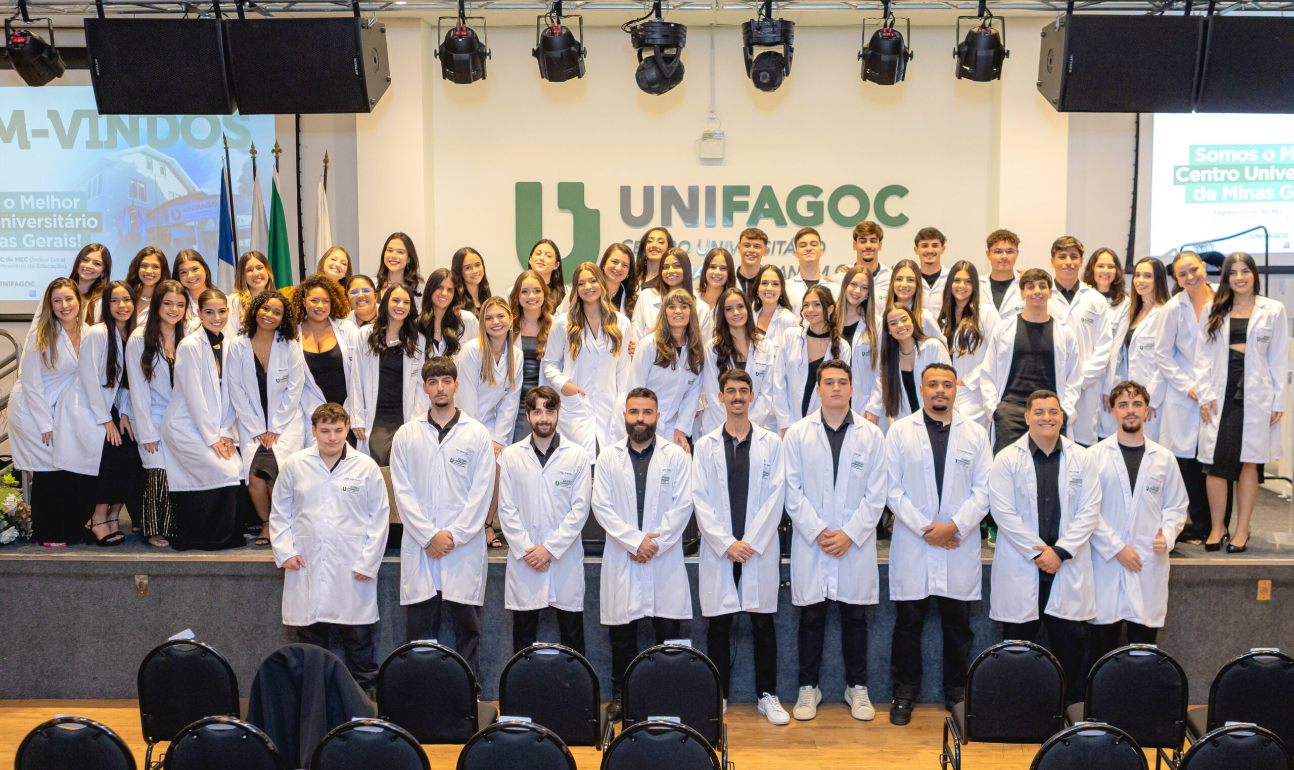UNIFAGOC promove cerimônia de entrega do jaleco para 24ª turma do curso de Medicina