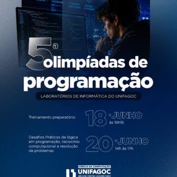 UNIFAGOC realiza a 5ª edição das Olimpíadas de Programação
