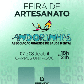 UNIFAGOC recebe Feira de Artesanato da Associação Andorinhas nos dias 07 e 08/04