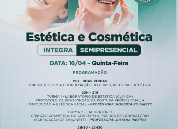 UNIFAGOC promove Integra do curso de Estética e Cosmética Semipresencial e apresenta nova modalidade