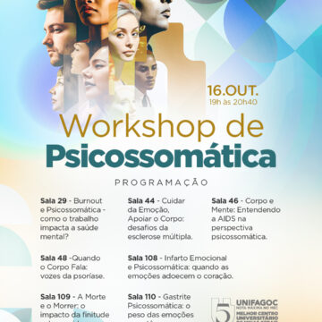 VII Workshop de Psicossomática promove reflexão sobre a relação entre corpo e mente no UNIFAGOC