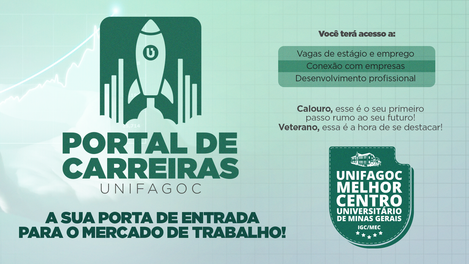 UNIFAGOC lança Núcleo de Empregabilidade com plataforma de carreiras para conectar estudantes ao mercado de trabalho