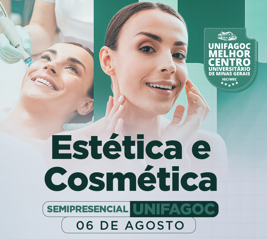 Primeira turma de Estética e Cosmética Semipresencial do UNIFAGOC inicia aulas em 6 de agosto