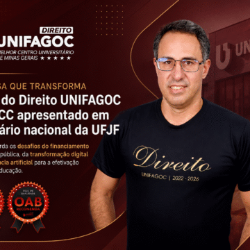 Aluno do Direito UNIFAGOC tem TCC aprovado para apresentação em seminário nacional da UFJF