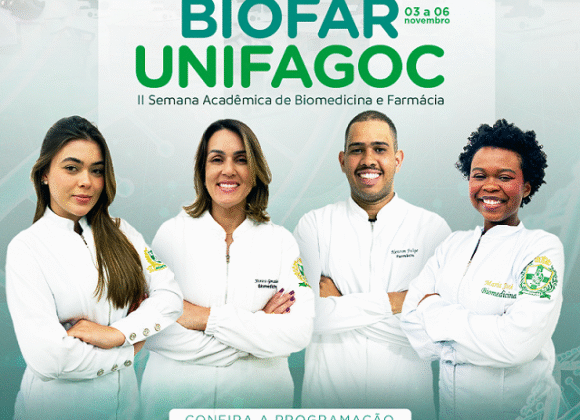 BIOFAR UNIFAGOC promove integração entre Biomedicina e Farmácia em programação repleta de palestras e minicursos