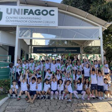 Alunos do colégio Losango visitam Laboratório Anatômico e RealLab no UNIFAGOC