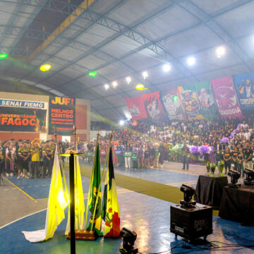 Animação e emoção marcam a abertura dos Jogos Universitários UNIFAGOC 2025