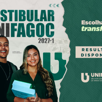 UNIFAGOC divulga resultado do Vestibular 2027-1; garanta sua matrícula com desconto exclusivo e estude no MELHOR DE MINAS