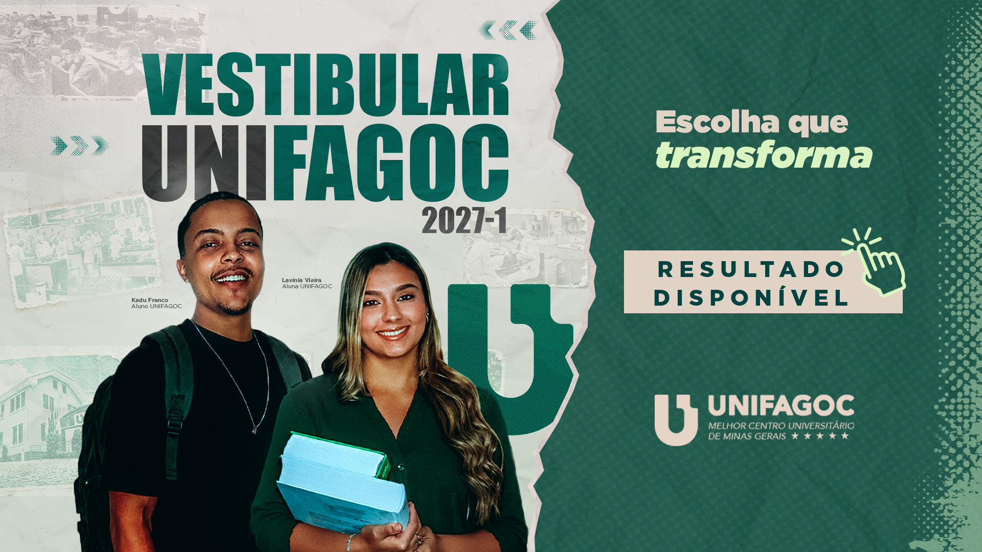 UNIFAGOC divulga resultado do Vestibular 2027-1; garanta sua matrícula com desconto exclusivo e estude no MELHOR DE MINAS