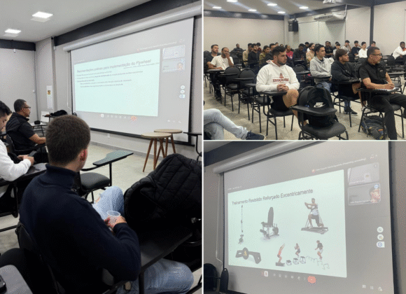 Educação Física do UNIFAGOC recebe palestra com profissional atuante na Espanha sobre treinamento com Flywheel