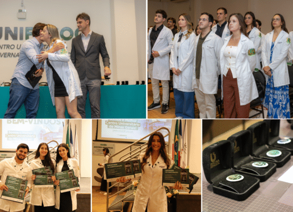 UNIFAGOC realiza cerimônia de condecoração para alunos do curso de Medicina