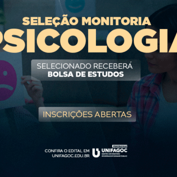 Psicologia UNIFAGOC divulga edital do Programa de Monitoria 2026-1