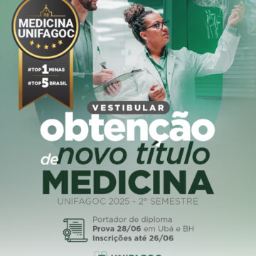 Inscrições abertas para o processo seletivo de Obtenção de Novo Título da Medicina UNIFAGOC 2025-2