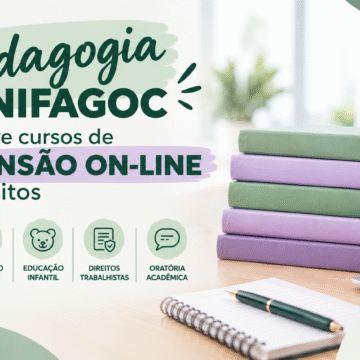 Pedagogia UNIFAGOC promove cinco cursos de extensão on-line e gratuitos