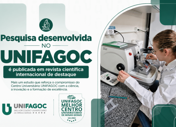 Pesquisa desenvolvida no UNIFAGOC é publicada em revista científica internacional de destaque