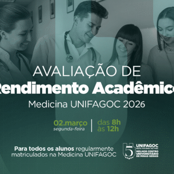 ARA 2026: Avaliação de Rendimento Acadêmico da Medicina UNIFAGOC acontece em março