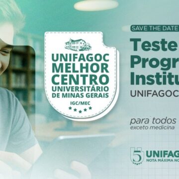 Teste de Progresso Institucional 2026-1 do UNIFAGOC será aplicado no dia 30 de abril