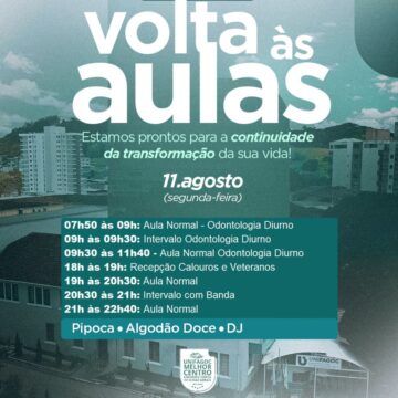 Volta às aulas UNIFAGOC 2025-2: confira o mapa das salas