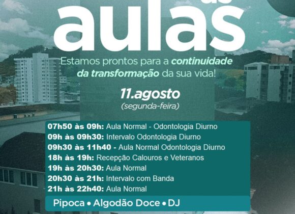 Volta às aulas UNIFAGOC 2025-2: confira o mapa das salas