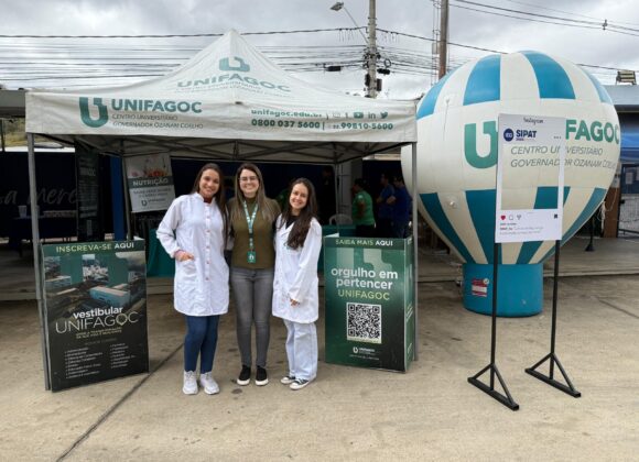 Alunos de Nutrição do UNIFAGOC integram programação da SIPAT da Itatiaia