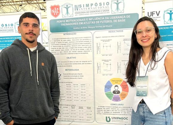 Aluno da Educação Física UNIFAGOC apresenta trabalho em Simpósio internacional na UFV